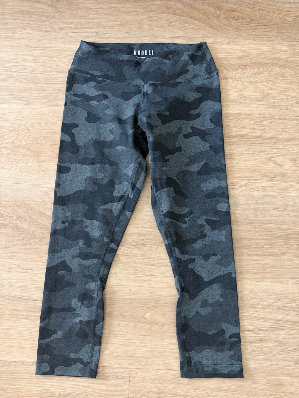 NOBULL womens Charcoal Black Camo Leggings